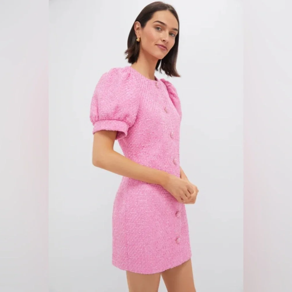Tuckernuck HYACINTH HOUSE
Pink Tweed Kit Mini Dress size M NWT - Picture 3 of 11